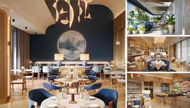 Elegant dining venue at Dubai Creek Resort, perfect for upscale events and meetings.