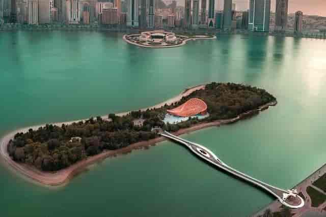 By the Bay venue in Al Noor Island, ideal for weddings and corporate events.