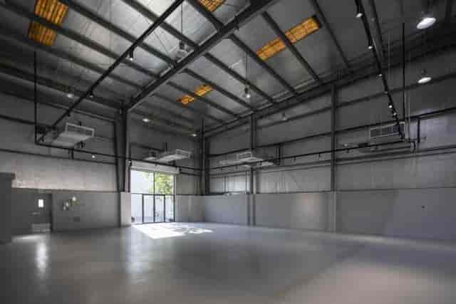 Spacious industrial venue in Alserkal Avenue for trade shows and corporate events.