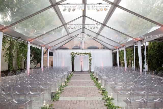 Tented Area