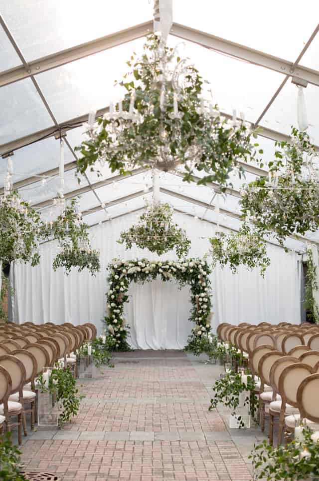 Tented Area