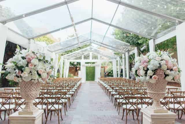 Tented Area