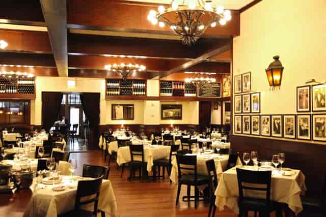 Elegant Mezzanine at Joe's Seafood, ideal for corporate events and private gatherings.