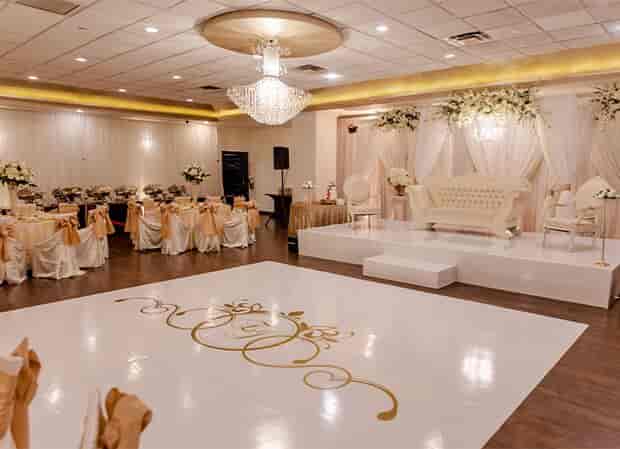 Elegant Ballroom 4 at Pelazzio, perfect for weddings and formal gatherings.