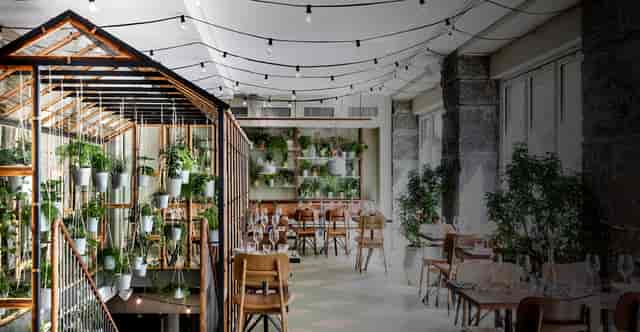 Stylish event space at Coco Hotel with modern decor for gatherings and corporate functions.