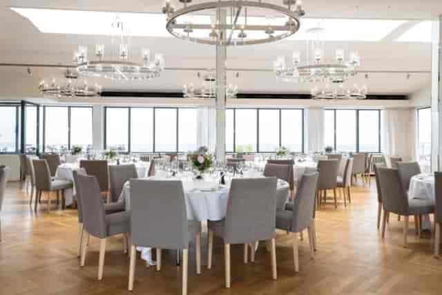 Elegant event space at Kurhotel Skodsborg, ideal for weddings and corporate gatherings.
