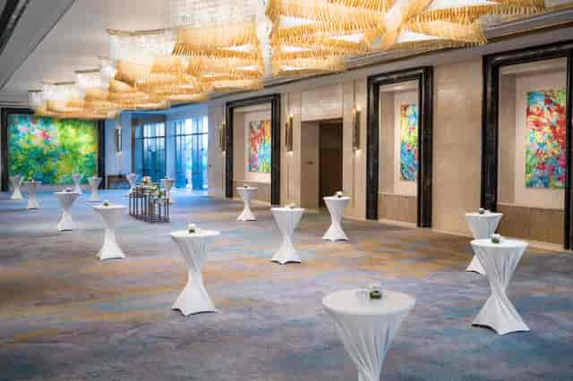 Sophisticated event space at InterContinental Jakarta, ideal for networking and receptions.