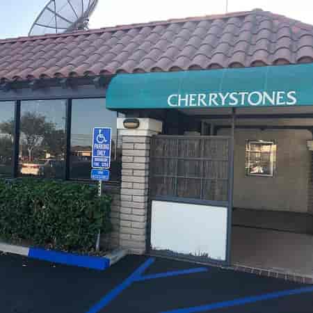 Cherrystones Restaurant entrance with accessible parking, perfect for events and gatherings.