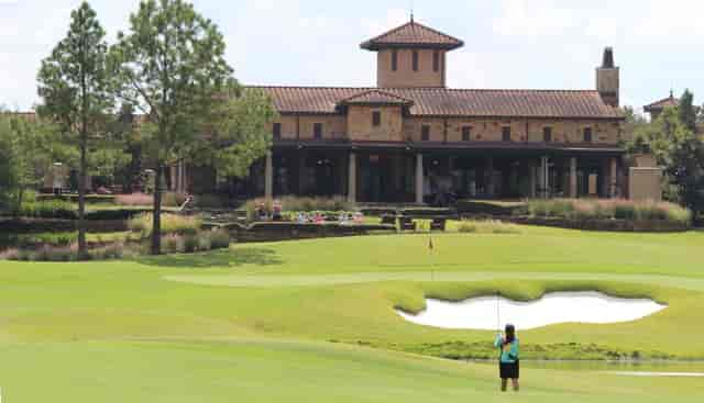Tom Fazio Championship Course at Carlton Woods, picturesque golf course for corporate events.