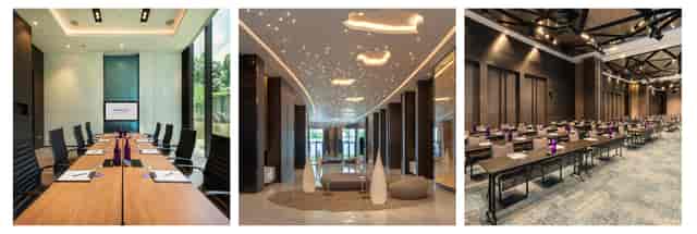 Modern conference room at Novotel Singapore Clarke Quay for professional events