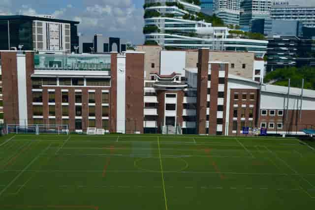 Spacious Meeting Rooms with vibrant turf at Tanglin Trust School for corporate events.