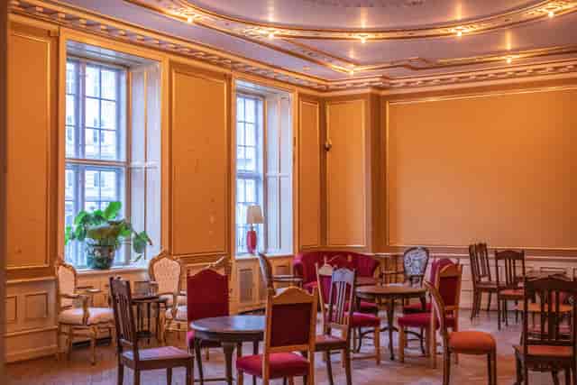 Elegant Musikhuset venue in Copenhagen, ideal for meetings and networking events.