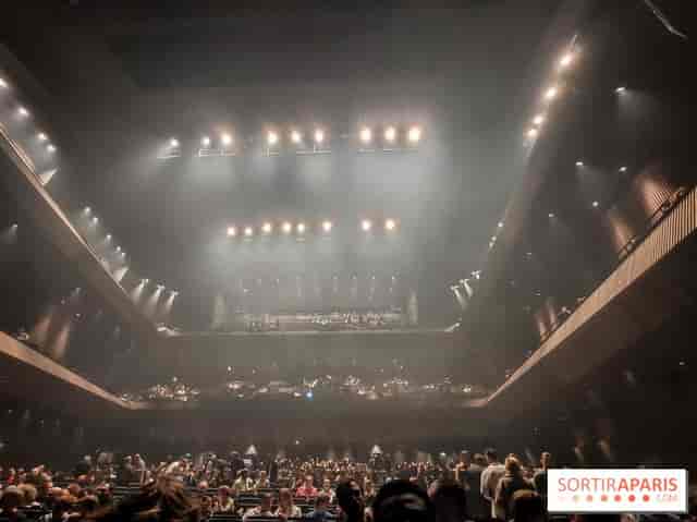 Grande Salle in Salle Pleyel, a spacious auditorium for conferences and performances.