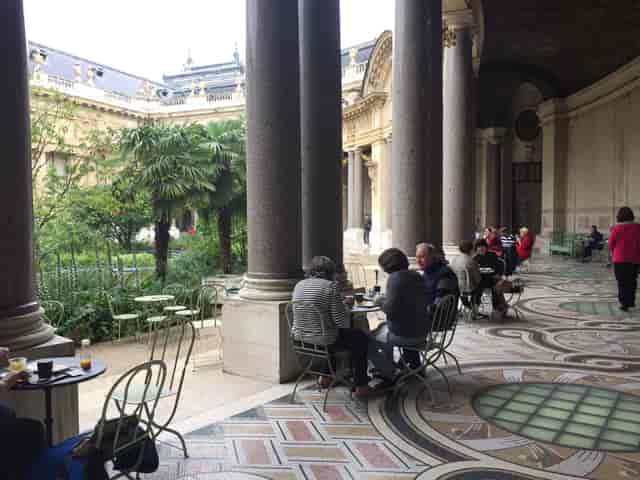 Elegant Inner Garden at Petit Palais, perfect for meetings and outdoor events.