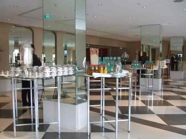 Elegant buffet at Palais Foyer, Hotel Adlon - perfect for networking events and receptions.