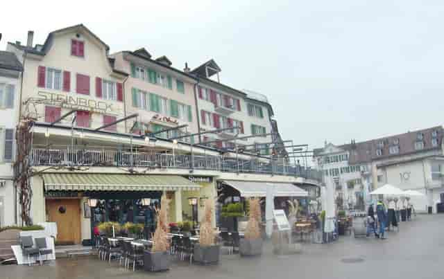 "Charming outdoor venue with terrace for intimate meetings and events at The Nautic."