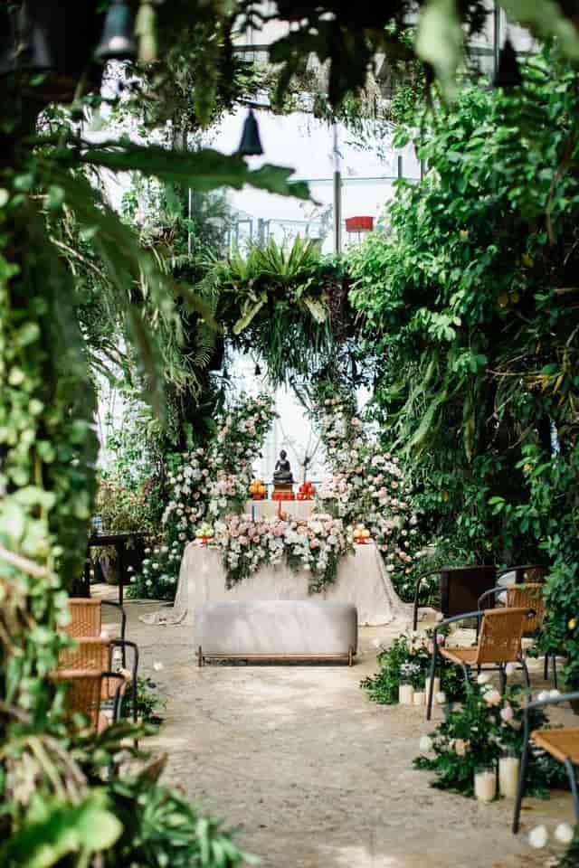 Terrarium Rooftop at The Imperium, lush greenery for zen retreats and intimate gatherings.