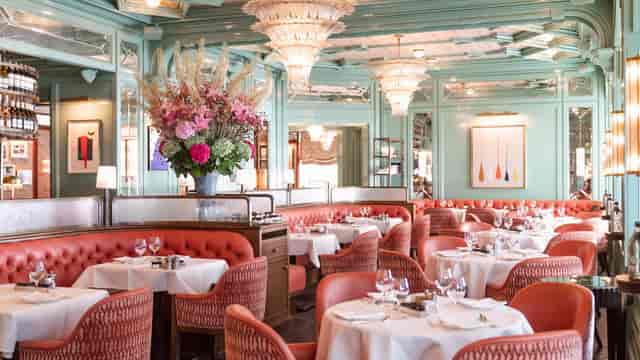 Elegant restaurant setting in Baur au Lac, perfect for upscale events and intimate gatherings.