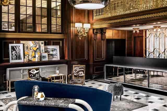 Elegant lobby at Taste in The Blackstone, perfect for networking events and gatherings.