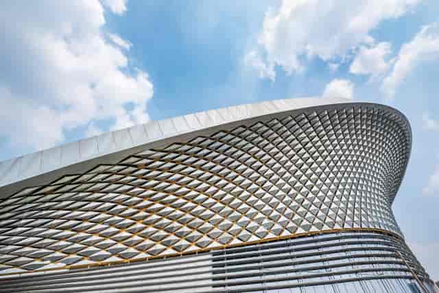 Chengdu CIECC open-air square, modern venue for conferences and corporate events.