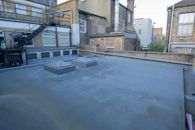 Urban rooftop venue for events in Dollhouse, featuring unique Victorian industrial design.