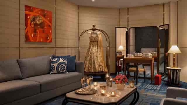 Grand Sangam Ballroom at JW Marriott Mumbai: elegant reception area for VIP events.