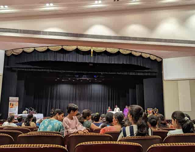 Auditorium at The Nehru Centre Mumbai, ready for conferences and performances.