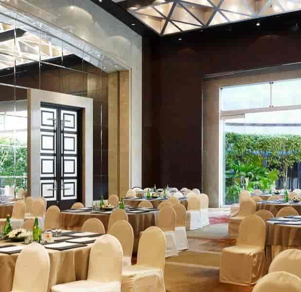 Elegant Regency Ballroom 2 at Hyatt Regency Mumbai for corporate events and conferences.