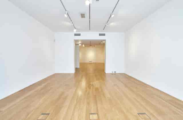 Spacious minimalist venue at Asia House, perfect for corporate events and workshops.