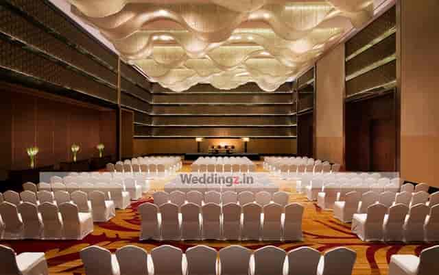 Elegant auditorium in The LaLiT Ashok Bangalore, perfect for corporate events and meetings.