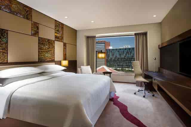 Modern convention space at Sheraton Grand Bengaluru for meetings and business events.