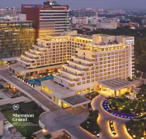 Zinnia at Sheraton Grand Bengaluru: modern venue for conferences with spacious design.