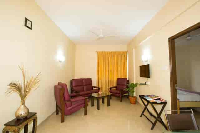 Inviting meeting room at OB's RestoCafe, perfect for intimate gatherings and brainstorming.