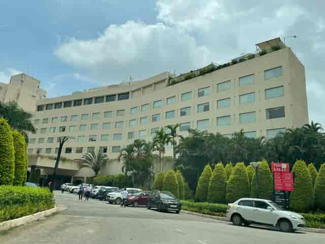 Modern board room at The LaLiT Ashok Bangalore, ideal for corporate events and meetings.