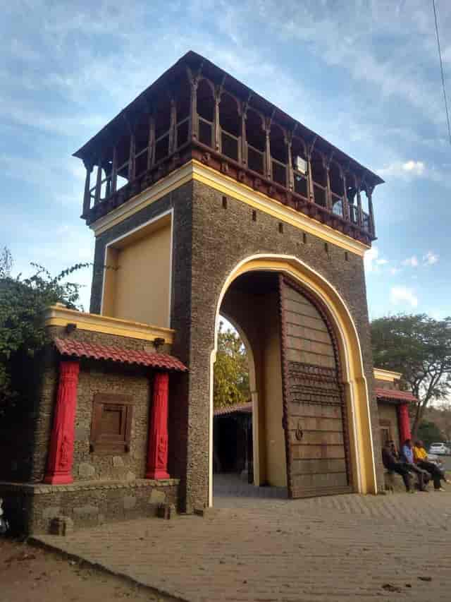 Traditional gateway at The Royal Retreat Resort for elegant outdoor events.