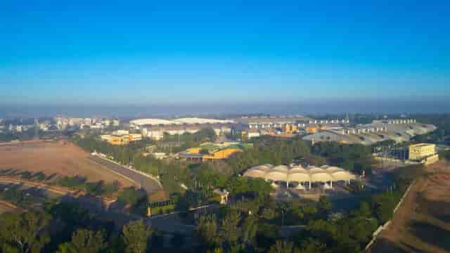 Bangalore Conference Centre outdoor venue, spacious for large events and festivals.