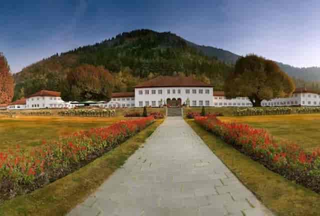 The Gardens at LaLiT Grand Palace Srinagar, lush venue ideal for outdoor weddings and events.