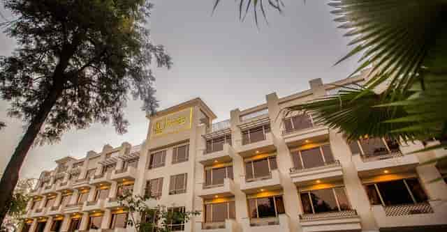 Noor Hall at Ramada Islamabad, modern hotel facade ideal for meetings and events.