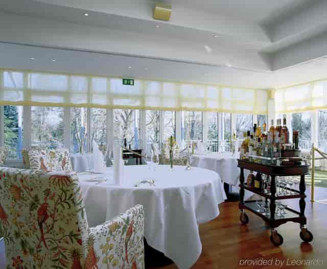Elegant restaurant dining space in Villa Rothschild, ideal for events and meetings.