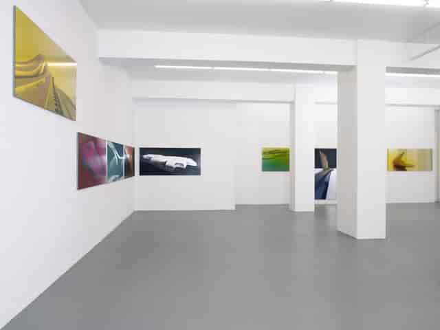 Modern gallery space at Buchmann Galerie for art exhibits and corporate events.