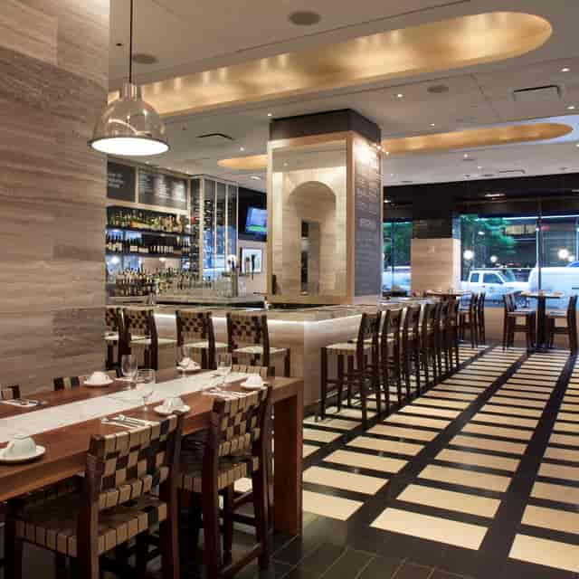 Sleek Sarabeth's Park Avenue South restaurant, perfect for events and social gatherings.