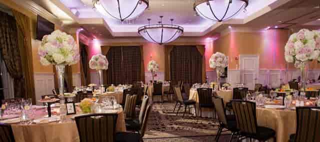Elegant banquet hall at Vanderbilt South Beach for weddings and corporate events.