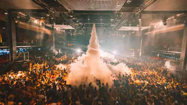 Main Room at Fabrik Club: vibrant crowd, dynamic lighting, ideal for concerts and nightlife.