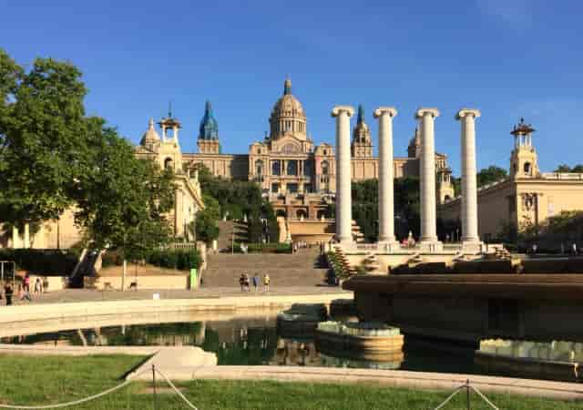 Gardens at Teatre Nacional de Catalunya, ideal for outdoor events and celebrations.