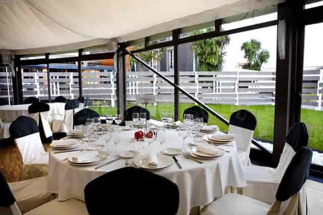 Elegant dining area in La Casona del Judío, perfect for upscale events and celebrations.
