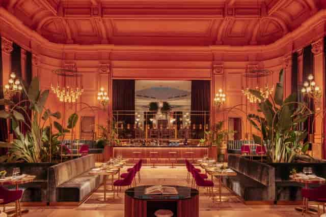 Elegant Cervantes Room at Casa de América, perfect for upscale events and celebrations.