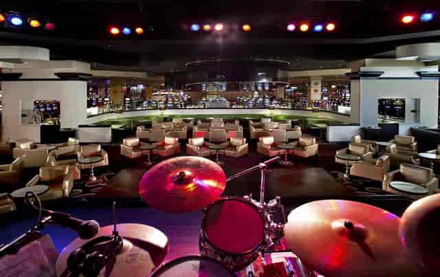 VIP Lounge on Bourbon Street: modern event space with sleek seating for concerts and parties.
