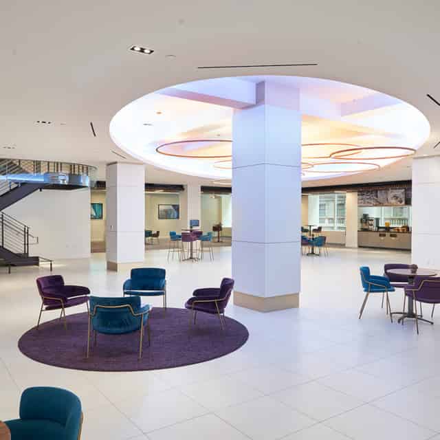 Reception areas