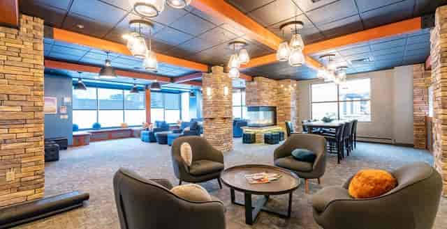 Function Space at Wisp Resort with natural light, perfect for meetings and events.