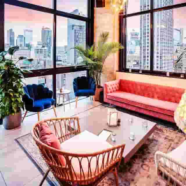 Indoor lounge